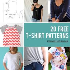 We love knitting experimentation, and there are textures and colours galore here! 20 Free T Shirt Patterns You Can Print Sew At Home It S Always Autumn
