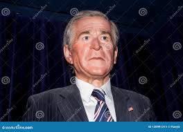 George Bush Statue Stock Photos