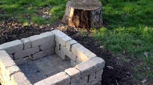 The diameter of the circle should be slightly larger than the outside dimensions of the fire pit ring you're preparing to build. New Outdoor Fire Pit Youtube
