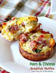 Ham And Cheese Breakfast Muffins Recipe Recipes Breakfast Muffins Gourmet Breakfast