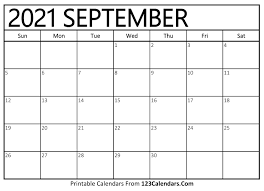 Huge selection of 2021 calendars games toys puzzles gifts and more. Printable September 2021 Calendar Templates 123calendars Com