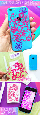 Download Make Iphone Decals With Cricut Plus Free Floral Iphone Wallpaper 100 Directions