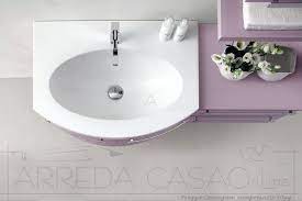 Arredo Bagno Curvo Glicine Ly11 Arredamento Bagno Arredamento Bagno
