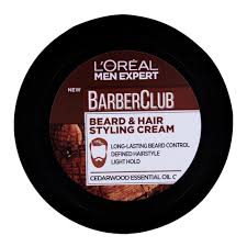 Solutions include a gel, cream, mousse, lotion or hair spray. Order L Oreal Paris Men Expert Barber Club Beard Hair Styling Cream Cedarwood Essential Oil 75ml Online At Best Price In Pakistan Naheed Pk