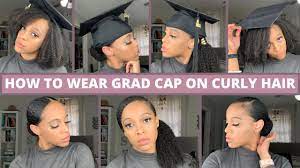 How to rock your curls on graduation day! How To Wear A Graduation Cap With Curly Hair Curls On Demand Youtube