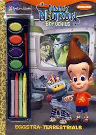 More 100 coloring pages from cartoon coloring pages category. Jimmy Neutron Boy Genius Coloring Books Coloring Books At Retro Reprints The World S Largest Coloring Book Archive