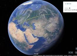 Google Earth có thêm công cụ đo lường, giúp người dùng đo khoảng cách và  diện