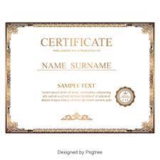 Certificate Border Png Vector Psd And Clipart With Transparent Background For Free Downloa Certificate Border Certificate Design Template Certificate Design
