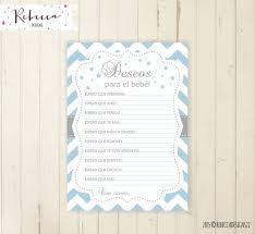 45+ juegos de baby shower que usan elementos que tienes a la mano o imprimibles gratis. Deseos Para El Bebe Baby Shower Wishes For Baby In Spanish Etsy Baby Shower De Color Rosa Baby Shower Juegos Baby