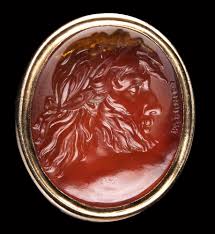 A fine carnelian intaglio seal engraved by Edward ...