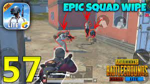 Pubg Mobile Lite 13 Kills Epic Squad Wipe Gameplay Pubgm Lite Youtube
