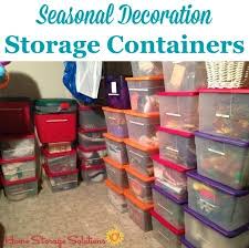 Christmas Storage Containers Festive Way To Hold Your Holiday Decorations Holiday Storage Christmas Storage Home Storage Solutions