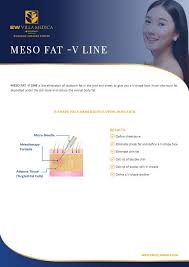 Adding the same filler to the cheeks (where the fat pad has disappeared) lifts the skin back to its original place. Meso Fat V Line Ew Villa Medica