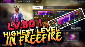 Enjoy a variety of exciting game modes with all free fire players via exclusive firelink technology. Freefire Highest Level Player Lv 80 Highest Level In Freefire Youtube