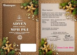 Text of 21542974 format undangan natal. Undangan Website Pgi