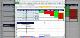 How To Create An Excel Gantt Chart By Conditional Formatting