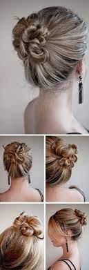 High Twist Pin Bun Hairstyle Bun Hairstyles Hair Design For Wedding Hairstyle