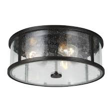 8w x 6.75 t ceiling canopy dimensions. Feiss Ol7633es Espresso Dakota 3 Light 14 Wide Flush Mount Drum Ceiling Fixture With Clear Seeded Glass Shade Lightingshowplace Com