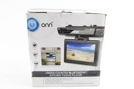 What is under cabinet tv? Onn Under Counter Bluetooth Kitchen Tv Dvd Player Property Room