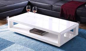 48l x 26w x 17h weight: Modern Euro White High Gloss Coffee Table From Aed 749 A To Z Furniture