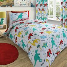 Check spelling or type a new query. Kids Boys Children S Dinosaur Bedding Duvet Quilt Cover Set Or Curtains
