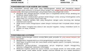Maybe you would like to learn more about one of these? Download Narasi Raport Tk Semester 2 Id Aplikasi