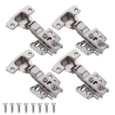 Get the best deals on cabinet hinges. 100 Degree Soft Closing Partical Overlay Door Hinge For Frameless Cabinets 4 Pack Ch101 P4 Stainless Steel Nickel Plated Finish Jqk Cabinet Hinges Door Hardware Locks Hinges