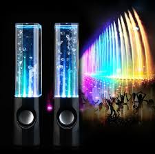 Led Dancing Water Show Music Fountain Light Speakers For Phones Computer Laptop Water Speakers Fountain Lights Usb Speakers