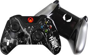 Venom Inspired Custom Xbox One Controller By Evilcontrollers 149 99 That S Cray Btw Custom Xbox One Controller Custom Xbox Xbox One Controller