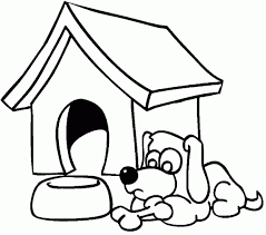 Im getting a golden retriever soon, it was found placed in a box and left in an alley when it was only a week old. Dog House Coloring Page Coloring Home