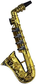 Forum Novelties Gold Saxophone Party Kazoo Play Musical Instrument Saxophone Musicals Forum Novelties