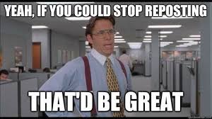 Pin By Lauren Cachera On Memes For Comments Office Space Meme Funny Memes Lies Meme
