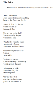 Poetry Daily The Joins By Chana Bloch Poetry Daily Poems Inspirational Words