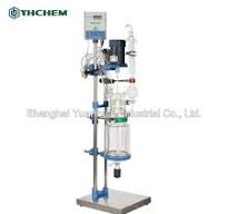Jacketed Glass Reactor with 2 Liter Volume for Pilot Plant