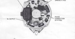 Here the basic internal circuit diagram of the car alternator and the wiring diagram of the alternator with battery is given below. Bosch Internal Regulator Alternator Wiring Diagram Alternator Electric Motor Generator Car Alternator