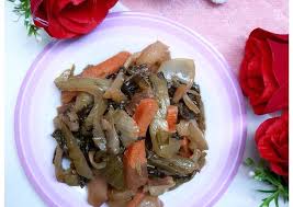 Bahkan di kota tegal, jawa tengah masyarakat tionghoa selalu melengkapi hari imlek mereka dengan memasak sayur asin. Resep Tumis Sayur Asin Sam Can Bak Vegan Oleh Yulia Yani Cookpad