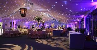 Picture Perfect Tent Wedding With Fab Accent Starrynight Uplight Texturelight Lutonhoo Walled London Wedding Venues Wedding Event Venues Wedding Venues