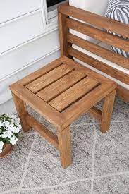 The plans include a cut list with all the dimensions, 3d models of each step and the instructions in a checklist format so you. Diy Outdoor Side Table Angela Marie Made