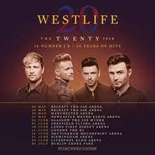 The following is a comprehensive list of boy band westlife concert tours. The Twenty Tour Wikipedia