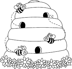 We have collected 38+ beehive coloring page images of various designs for you to color. Pin On Mehecskek Bee