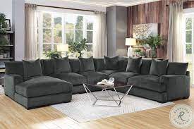 Worchester Gray Laf Sectional In 2021 Large Sectional Sofa Sectional Living Room Layout Oversized Sectional Sofa