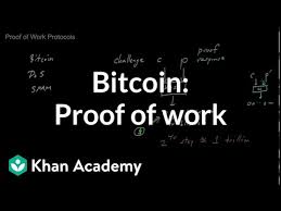 Bitcoin wallets keep a secret piece of data called a private key or seed, which is used to sign transactions, providing a mathematical proof that they have come. Bitcoin Proof Of Work Video Bitcoin Khan Academy