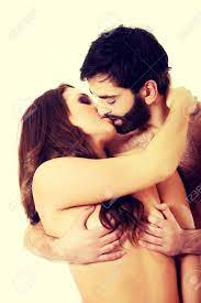 Handsome Man Touching Woman's Breast And Kissing Her. Stock Photo, Picture  and Royalty Free Image. Image 46076743.