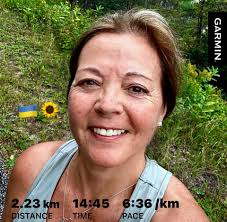 Run in between rain showers in Mont-Tremblant