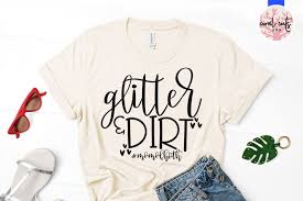 Glitter Dirt Momofboth Mother Svg Eps Dxf Png Cut File By Coralcuts Thehungryjpeg Com