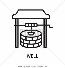 Download now among +50,000 options! Well Icon Isolated On Vector Photo Free Trial Bigstock