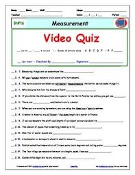Bill Nye Measurement Worksheet Answer Sheet And Two Measurement Worksheets Bill Nye Measurements