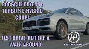 Um ihren porsche zu hause zu laden, empfehlen wir ihnen die installation einer industriesteckdose. Porsche Cayenne Turbo S E Hybrid Coupe Full Test Drive Hot Lap Walkaround Fifth Gear Youtube