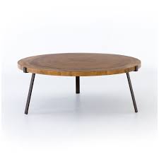 Natural Wood Round Coffee Table West Elm In 2020 Coffee Table Round Wood Coffee Table Coffee Table Wood