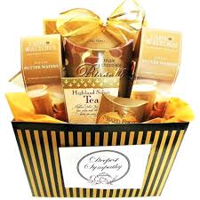 Browse through our sympathy offerings by category: Tea And Sympathy Classic Gift Basket